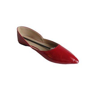 *MUSSHOE  Lipstick Red Patent D'orsay Flats - NWOT